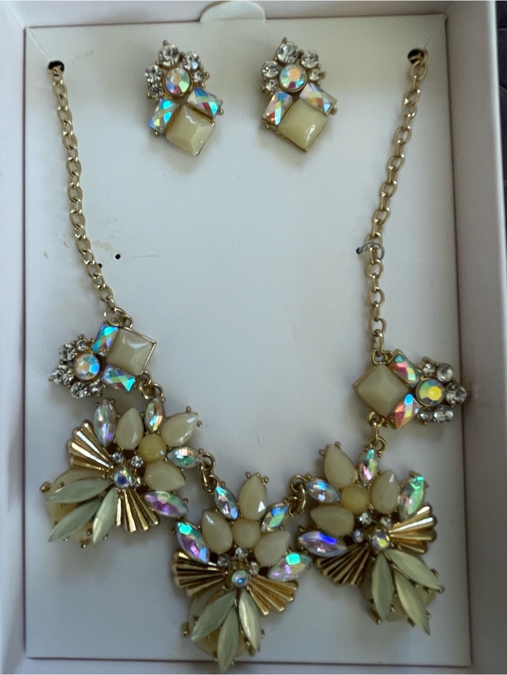 Rhinestone Costume Jewelry Set of 3 New - Picture 3 of 4